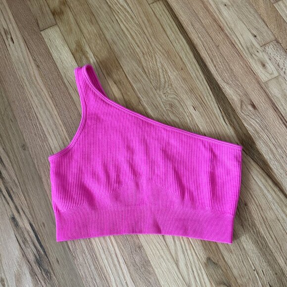 Pink Ribbed Workout Set - Picture 2 of 5